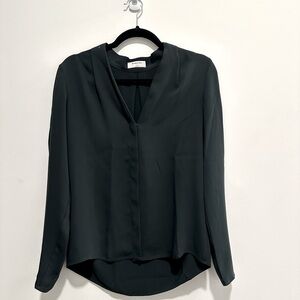 Babeton, blouse, dark green